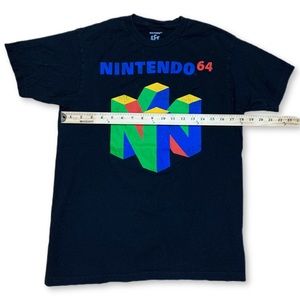 Nintendo Vintage N64 Shirt Black size M